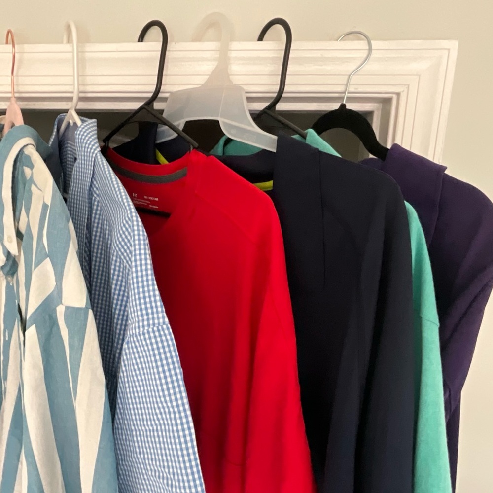3XL Mens Shirts Lot Of 6, Short Sleeve Button Up, Polos, Tees
